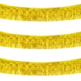 thumbnail image 1 of 3 Pack 30Ft Gold Metallic Foil Fringe Garland for Party, Wedding, Holiday Decor, 1 of 6