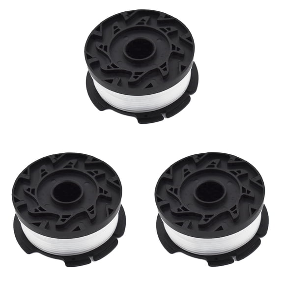 (3-Pack 30ft 0.065 Trimmer Spool Replacement for Black + Decker AF-100-3ZP