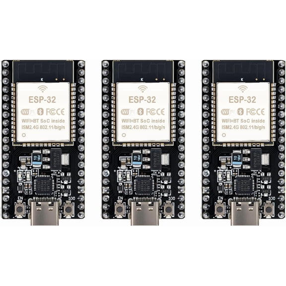 3 Pack 32--32 Development Board Module (-32, -322012 with 38 Pin), Supports //+, Features + Bluetooth Dual-Core and - Interface.