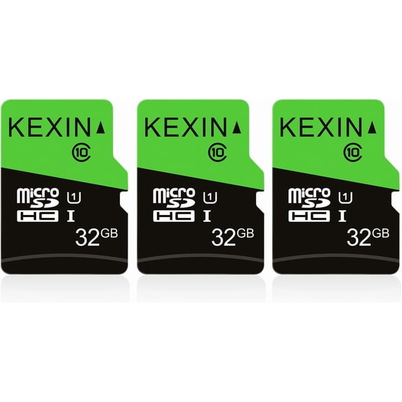 3 Pack 32GB Micro SD Card Memory Card MicroSDHC UHS-I Memory Cards Class 10 High Speed Card, C10, U1, 32 GB 3 Pack