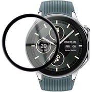 [3 Pack 3D Curved Screen Protector for OnePlus Watch 2 / OnePlus Watch 2R, Full Coverage PET Soft Smartwatch Screen Protector [Scratch Resistant] [Bubble Free] Not Tempered Glass