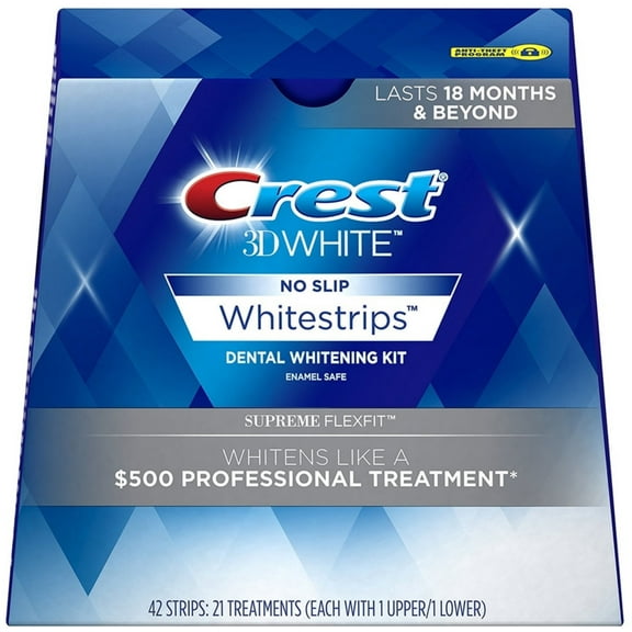 3 Pack - 3D White Supreme Flexfit Dental Whitening Kit, 21 Treatments 1 ea