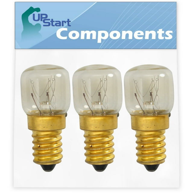 3-Pack 4173175 Light Bulb Replacement for KitchenAid KGSI901PWH00 Oven - Compatible with Whirlpool Oven Light Bulb 4174080