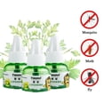 thumbnail image 1 of 3-Pack 45ml Electric Mosquito Repellent Refill Long Lasting 60 Nights Protection Extra Strength Mosquito & Insect Repellent for Bedroom Home Indoor Use, 1 of 3