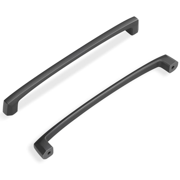 3 Pack 5 Inch(128mm) Hole Center Matte Black Modern Cabinet Pulls Solid Kitchen Cabinet Handles Hardware Bathroom Vanity Pulls Timeless Drawer Pulls Handles for Dresser