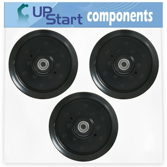 3-Pack 532196106 Idler Pulley Replacement for Husqvarna YTH 2242 T (96043002100) (2006-01) Ride Mower - Compatible with 196106 197379 Pulley