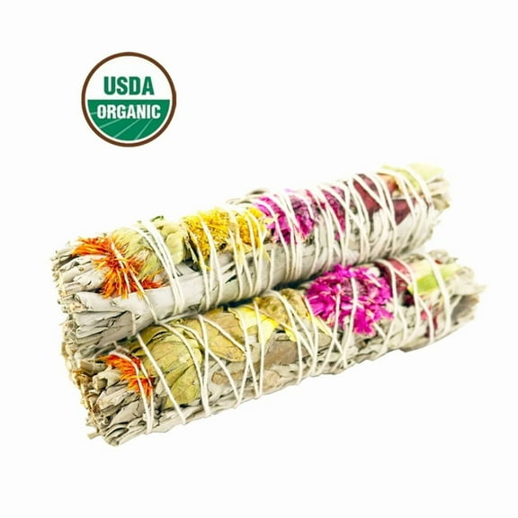 3 Pack | 6 Inch Joy Sage Smudge Stick For Home Cleansing Negative Energy