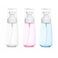 thumbnail image 1 of 3-Pack 60ml Transparent Travel Perfume Atomizer – Refillable Plastic Misty Spray Bottle for Convenient Fragrance Application TIKA, 1 of 5