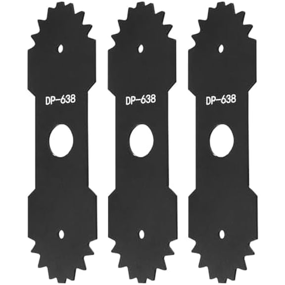3 Pack 638006008 Heavy Duty 9" Edger Blade Center hole 1" Compatible with Homelite Ryobi Edger 638006007 RY13050 RY13050A RY15518 RY40030 P2300 RY40706VNM S20300