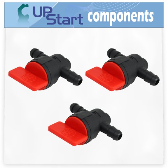 3-Pack 698183 Fuel Shut Off Valve Replacement for Toro 74570 (230000001-230999999)(2003) Lawn Tractor - Compatible with 494768 Fuel Cut Off Shut Off Valve