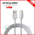 thumbnail image 1 of 3-Pack 6Ft Usb Data Charger Cables Cords For I Phone 5 6 7 8 X 11 12 13 14 Plus, 1 of 3
