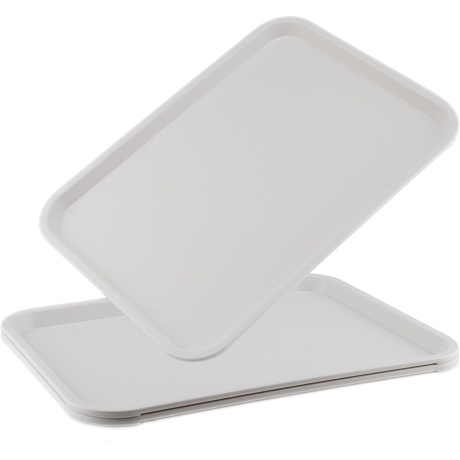 Lifewit Large Serving Tray Set of 3 15 x10 Plastic White Platters for Party Food Snacks Walmart