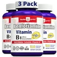thumbnail image 1 of 3 Pack 750 mg Benfotiamine - Vitamin B1 Thiamin Supplement - Supports Heart & Metabolism Health - Gluten Free - 120 Vegetarian Capsules, 1 of 6