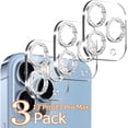 thumbnail image 1 of 3 Pack 9H Silver Diamond Camera Lens Film,Designed for iPhone 13 Pro Max Camera Lens Protector, Designed for iPhone 13 Pro Camera Lens Protector, Night Shooting Mode,Case Friendly, High Definition, 1 of 5