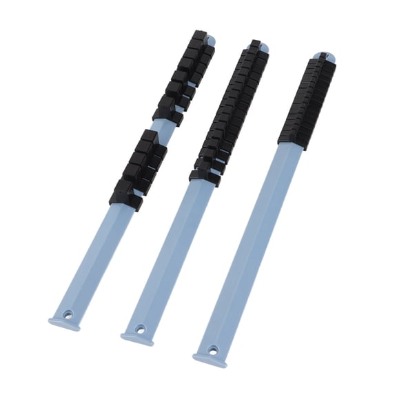 3-Pack ABS Socket Organizer Clips with Spring-Loaded Ball Bearings for Tool Cabinet - Detachable Cover for Metric & SAE Sockets plastic