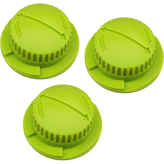 (3-Pack) AC05ABK & 530455002 Replacement Bump Knob for Trimmer Head Fits RY40250, RY40230, P2090, RY41135, RY253SS, RY252CS, RYSST44, AC04156