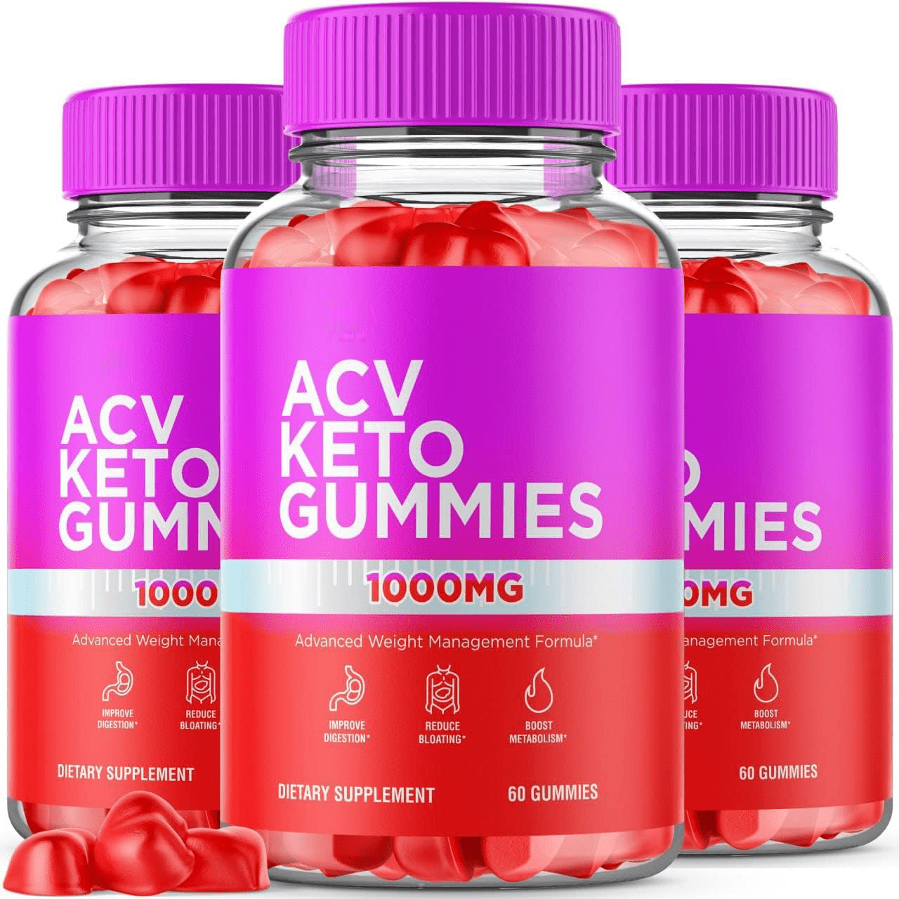 (3 Pack) ACV Keto Gummies Advanced Weight Loss Fat Utilizing Weight