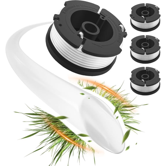3 Pack AF-100 Weed Eater String Compatible with Black Decker Wacker String Trimmer Line, 30ft, 0.065 Inch