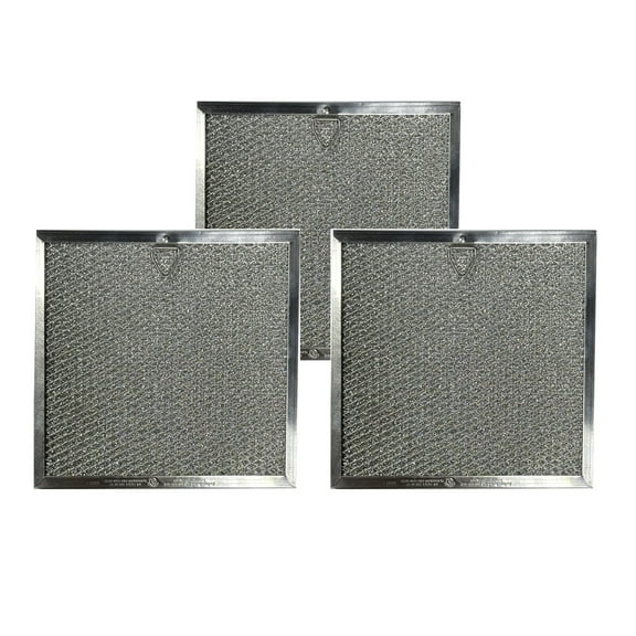 Air Filter Factory Replacement for 19-11-860-01 00487064 Thermador/Bosch Range Hood Aluminum Grease Filter 3-Pack