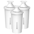 thumbnail image 1 of (3 Pack) AQUA CREST NSF Certified Pitcher Water Filter, Replacement for Water Filters, Pitchers, Dispensers, Classic OB03, Mavea® 107007, 35557, and More, 1 of 6