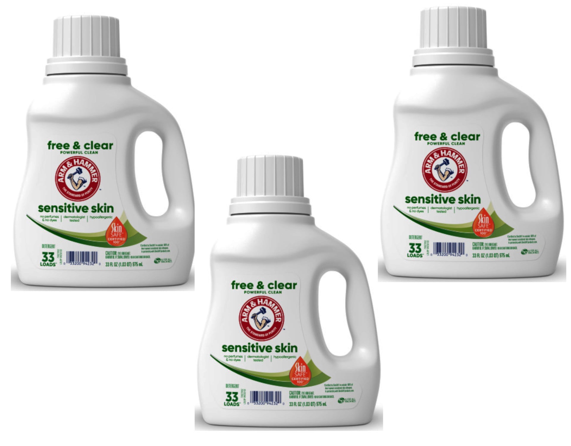 ARM HAMMER Sensitive Skin Free Clear 170 Loads Liquid Laundry Detergent 170 Fl oz