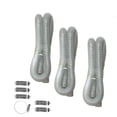 thumbnail image 1 of 3-Pack Above Ground Swimming Pool Pipe Replacement Hoses 1.25 Inch, Pe Pipe Sand Filter Pipe for 330 530 1000 Gph Filter Pumps with 6 Metal Clamps, 1 of 9