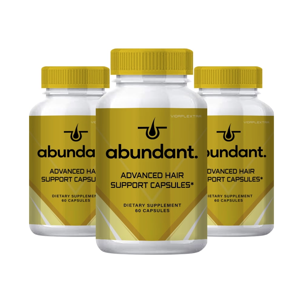 (3 Pack) Abundant Hair Capsules - Abundant Advanced Hair Support Capsules