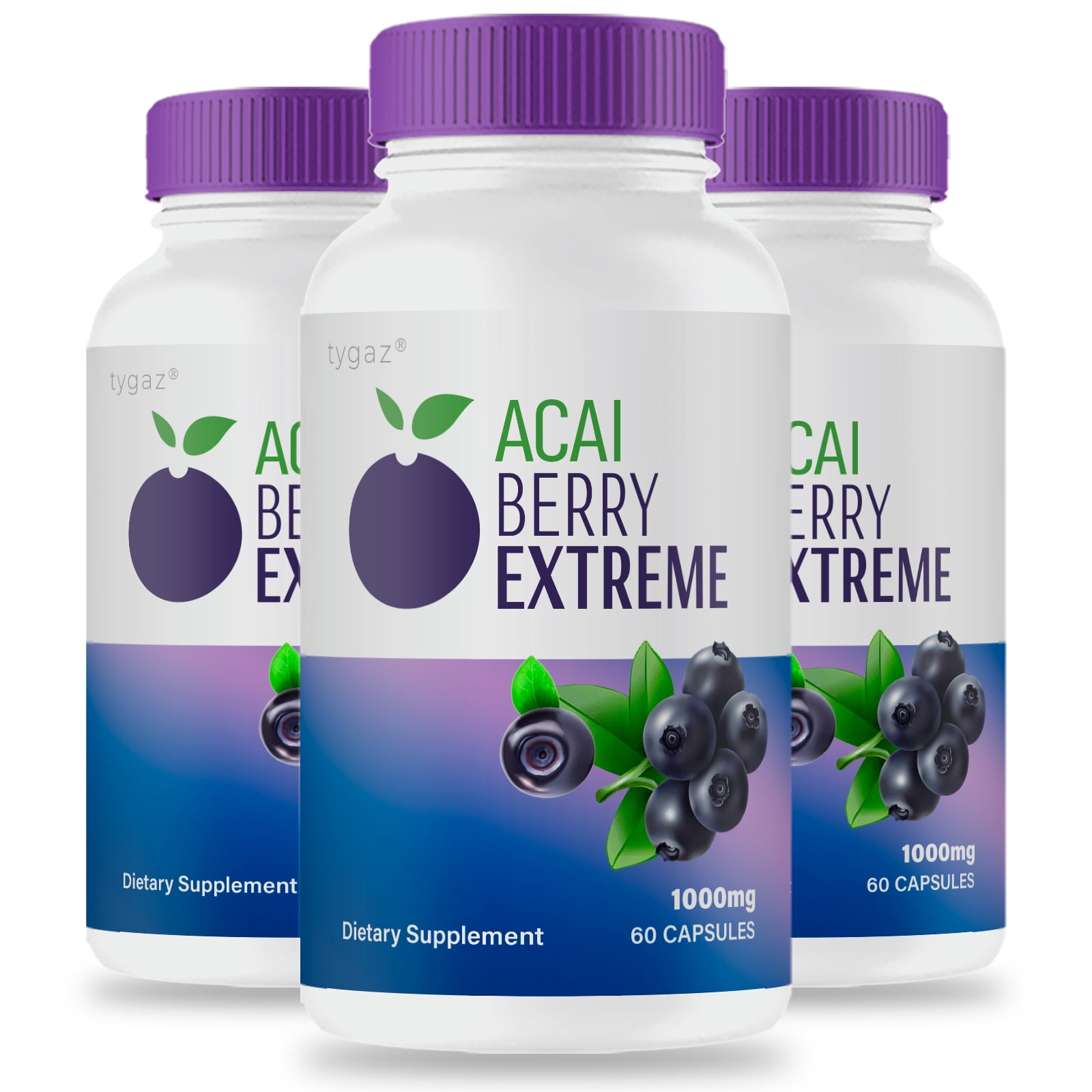 (3 Pack) AcaiBerryExtreme - Acai Berry Pill Supplement
