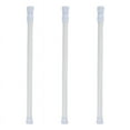 thumbnail image 1 of 3 Pack Adjustable Extendable Small Tension Rod 11.8 inch to 19.7 inch, White, 1 of 9