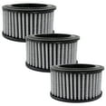Compressor Pre Intake Filter 3 Pack Air Compressor Intake Filter Polyester Element with Pre Filter ...