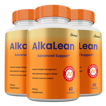 (3 Pack) AlkaLean Maximum Strength Capsules, Alka Lean All Natural Formula