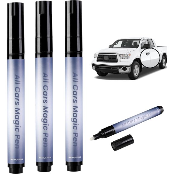 3-Pack All Cars Magic Pen,Magic Car Scratch Remover Pen Kit,Quick & Easy for Scratches,Repair Paint Damage on Colors