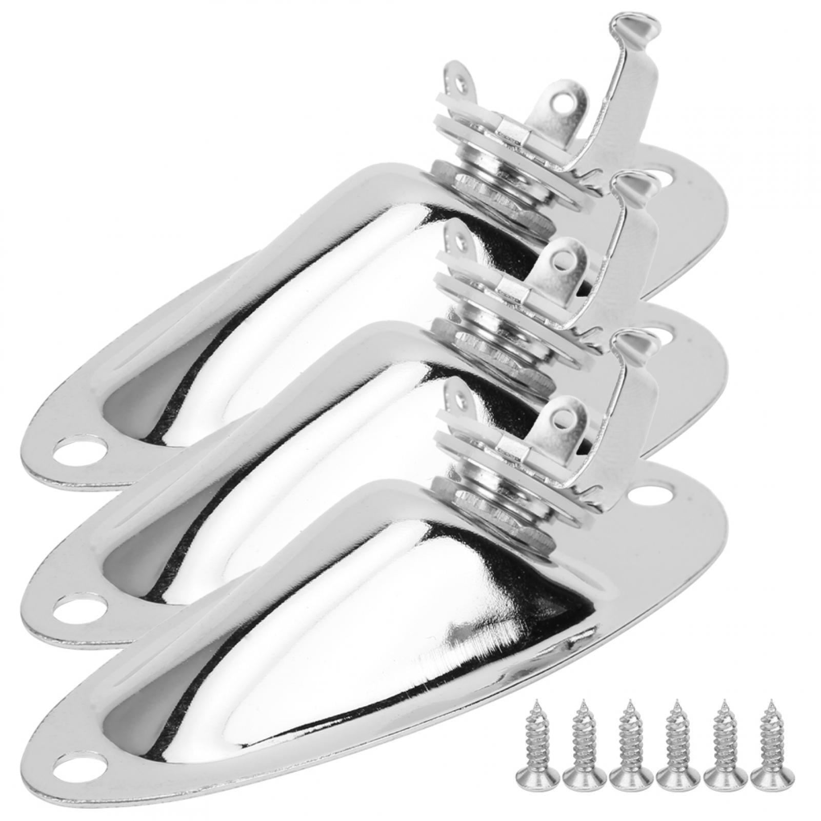 3Pack Alloy Electric Guitar Jack Sockets for Bass & STStyle Guitars