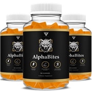 3 Pack Alpha Bites Gummies AlphaBites Advanced Formula Gummy 180 Gummies