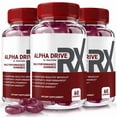 thumbnail image 1 of (3 Pack) Alpha Drive RX – Gummies with a Natural Daily Blend for Energy & Wellness | Great-Tasting, Easy-to-Chew Gummies (180 Gummies), 1 of 10