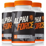 3 Pack Alpha Force Supplement, Official AlphaForce Pills, All-Natural Capsules To Support Physical Wellness and Energy, Nutritional Formula, Premium Pastillas Review 180 Capsules