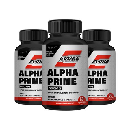 (3 Pack) Alpha Prime - Evoke Super Supplements, Alpha Prime