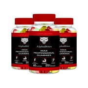 3 Pack AlphaBites - Alpha Bites Max Professional Gummies