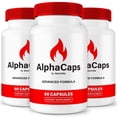 thumbnail image 1 of (3 Pack) AlphaCaps – Original Alpha Caps Capsules with a Natural Daily Blend for Energy & Wellness |Clean, Gentle, Easy-to-Swallow Pills (180 Capsules), 1 of 12