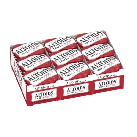 3 Pack | Altoids Smalls Breath Mints, Sugar Free Peppermint, 0.37 oz, 9 Count