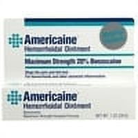 3 Pack Americaine Hemorrhoidal Ointment Maximum Strength Stops Pain Fast 1 oz