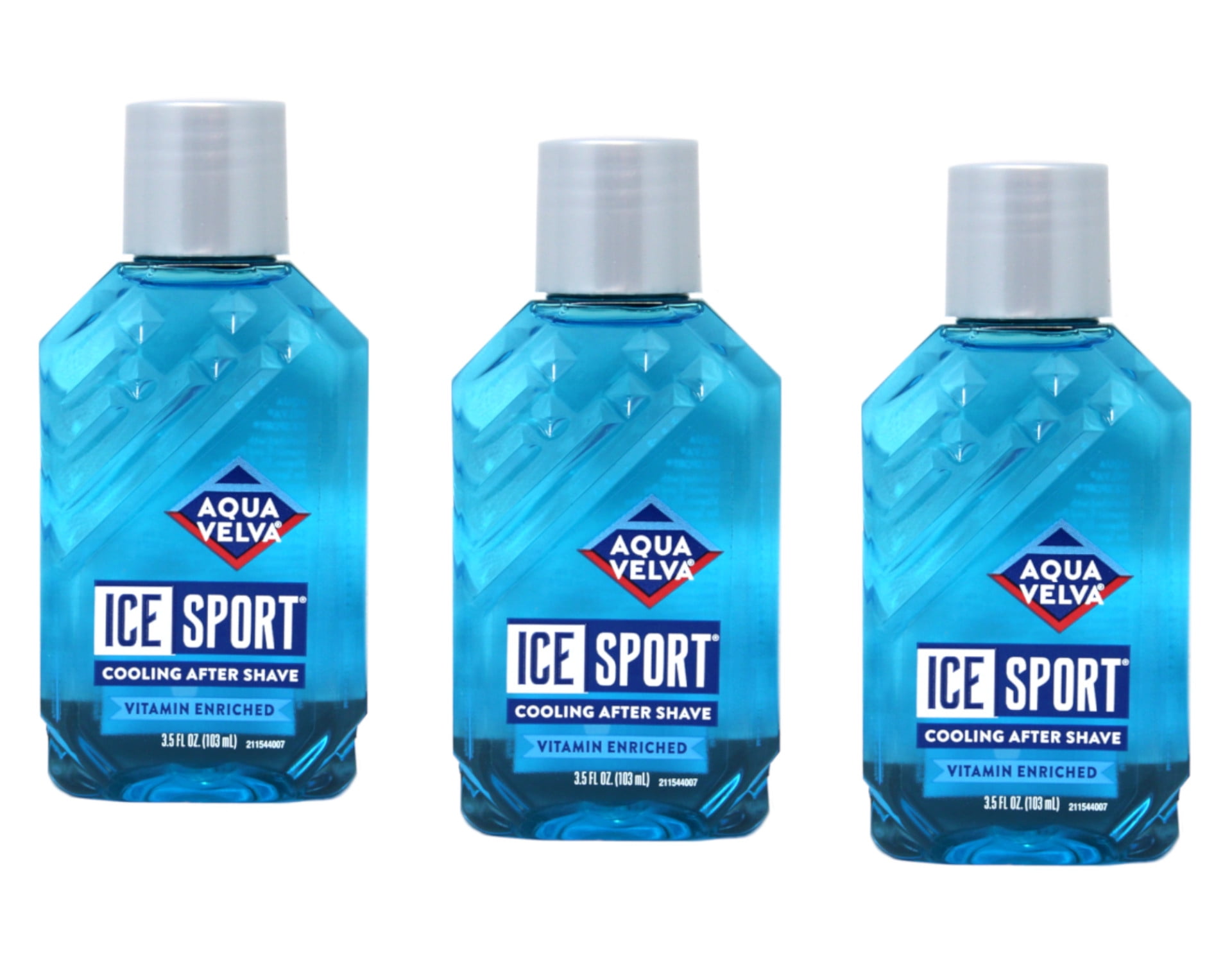 3 Pack - Aqua Velva Ice Sport Cooling After Shave 3.50 oz Each