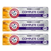 3 Pack Arm & Hammer Complete Care Toothpaste Fresh Mint 6oz Each