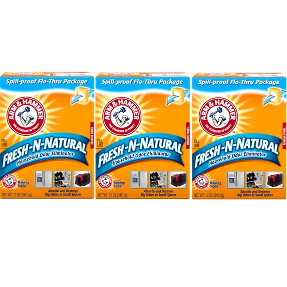 3 Pack - Arm & Hammer Fresh-N-Natural Odor Absorber, 12 oz