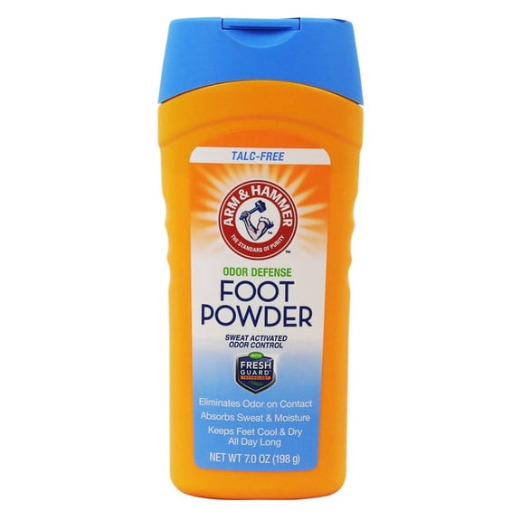 3 Pack - Arm & Hammer Odor Control Foot Powder, 7 oz Each