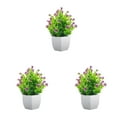 thumbnail image 1 of 3 Pack Artificial Fuchsia Plants in Pots – UV-Resistant Lifelike Outdoor & Indoor Flowers | Garden, Balcony, Wedding & Home Décor, 1 of 6