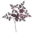 thumbnail image 1 of 3‑Pack Artificial Gratitude Leaf Stems, Faux Fall Burgundy‑Orange Foliage Branches, Realistic Autumn Decorative Stems for Vase, Table Centerpiece, Mantel, Shelf, Thanksgiving Farmhouse Home Decor,D, 1 of 7