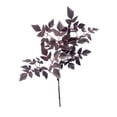thumbnail image 1 of 3‑Pack Artificial Gratitude Leaf Stems, Faux Fall Burgundy‑Orange Foliage Branches, Realistic Autumn Decorative Stems for Vase, Table Centerpiece, Mantel, Shelf, Thanksgiving Farmhouse Home Decor,C, 1 of 7