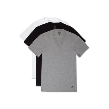 3-Pack Assorted V-Neck Cotton Tee Set
