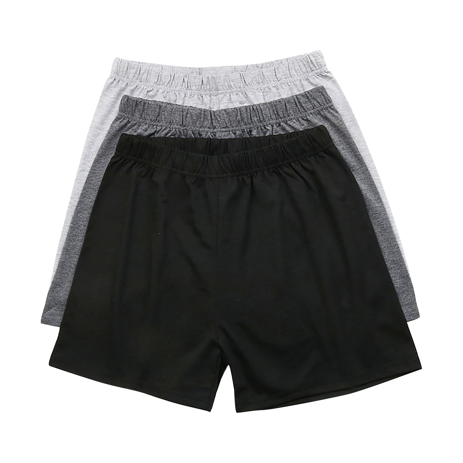 Real Essentials Women's 3-Pack Lounge Shorts - Athletic Sweat Shorts With Pockets, Plus Size Available - View #5